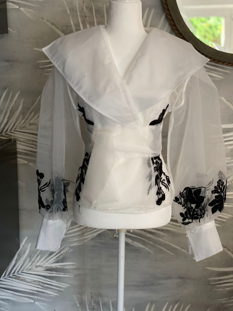 Camisa en Organza