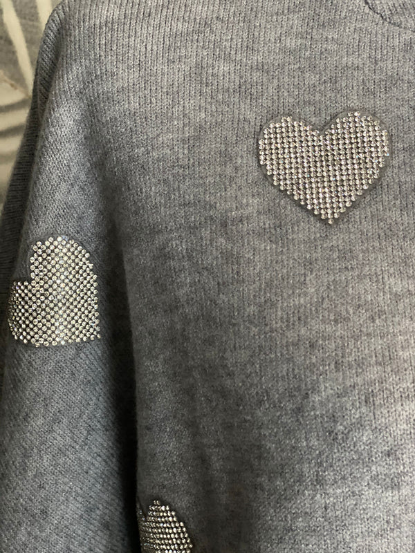 Sweater Gris de Corazón