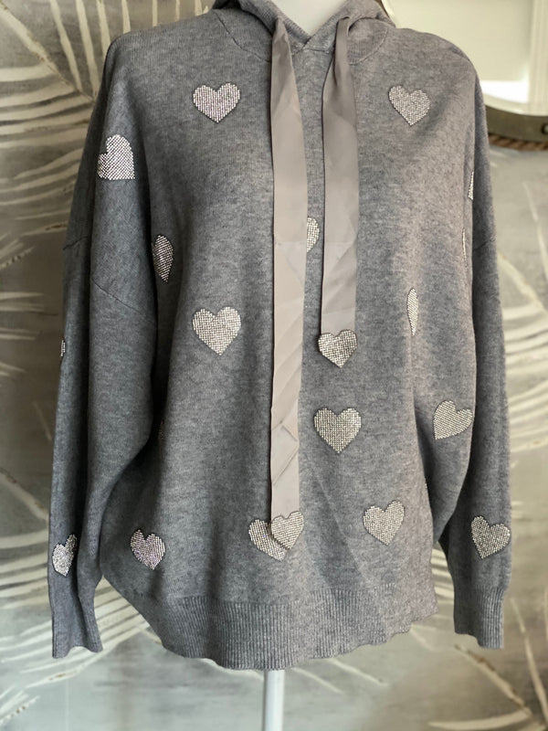 Sweater Gris de Corazón